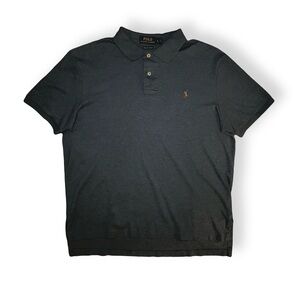 🌴Polo Ralph Lauren Pima Cotton Slim Fit Polo Shirt | Medium | Navy Blue